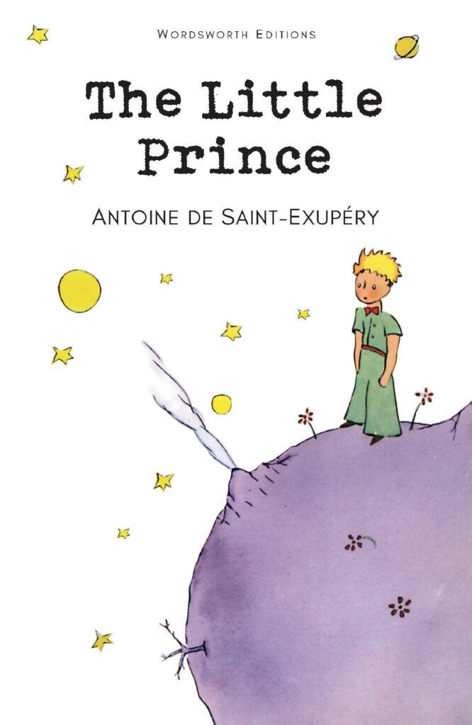 The Little Prince, green attire, purple asteroid, SD Phone Wallpaper