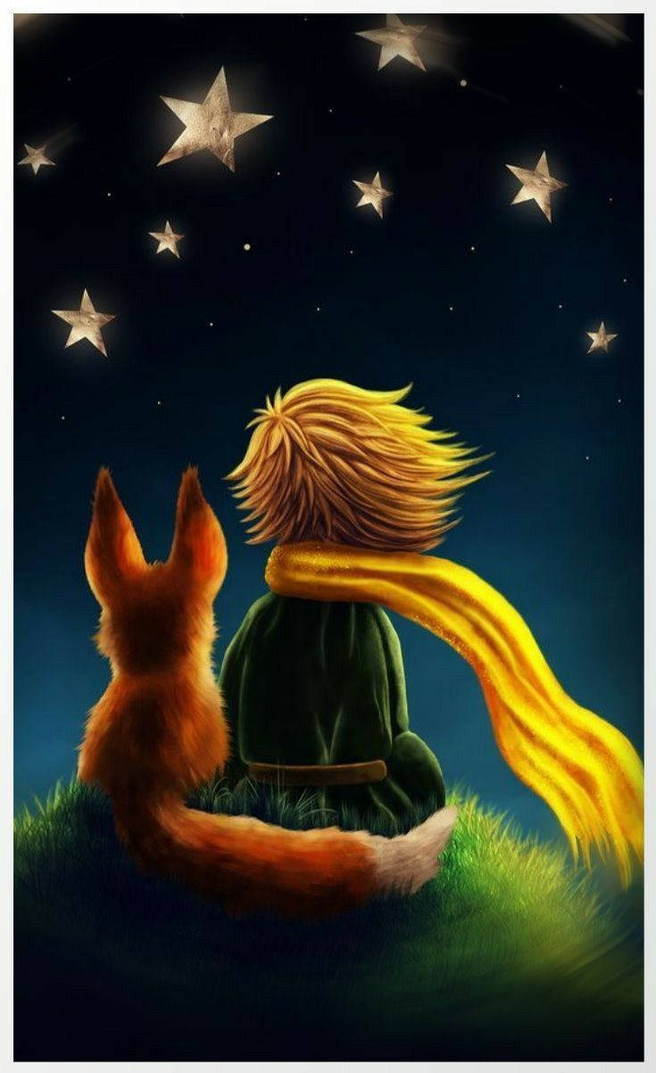 Little Prince, baby fox, golden hair, SD Phone Wallpaper