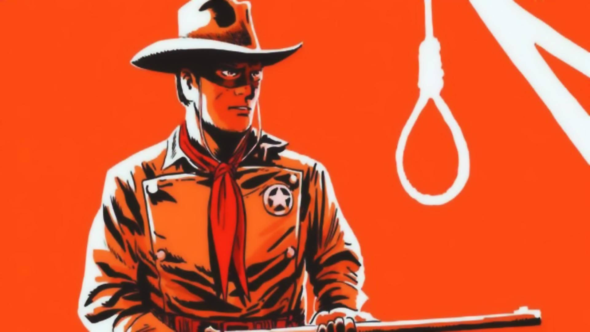 The Lone Ranger, orange, star-adorned uniform, Full HD Desktop Wallpaper