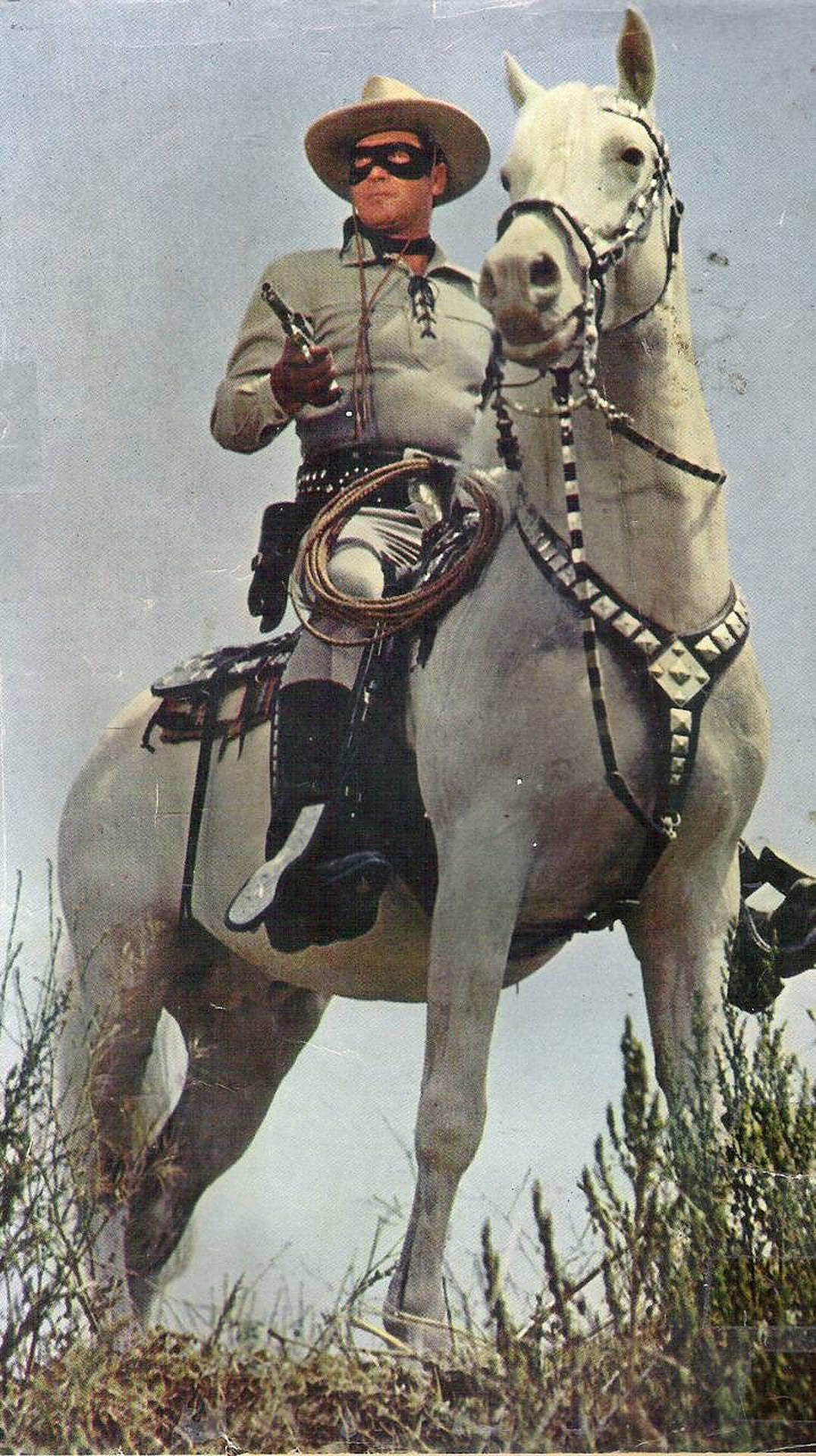 The Lone Ranger, horse, white horse, Full HD Phone Wallpaper