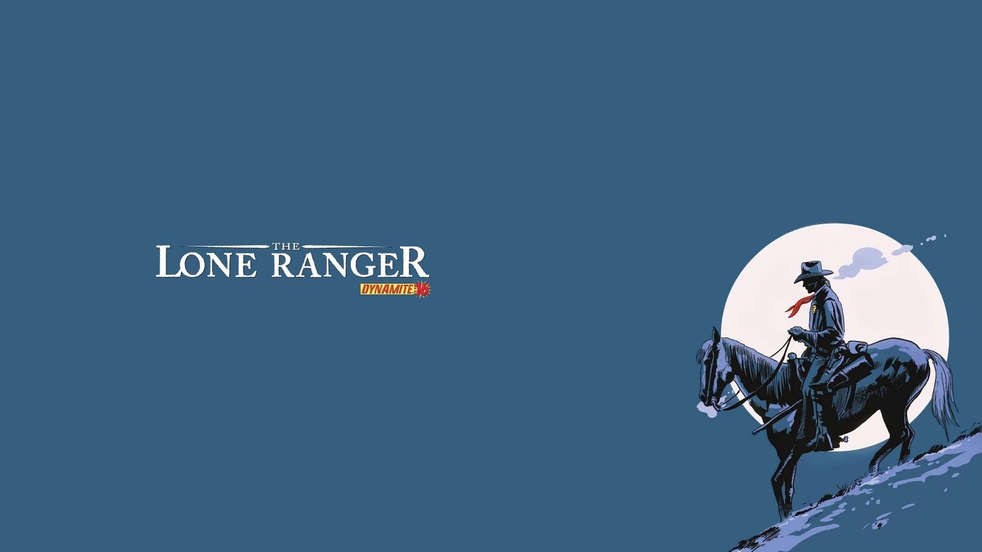 The Lone Ranger, full moon, lone cowboy, Full HD Desktop Wallpaper