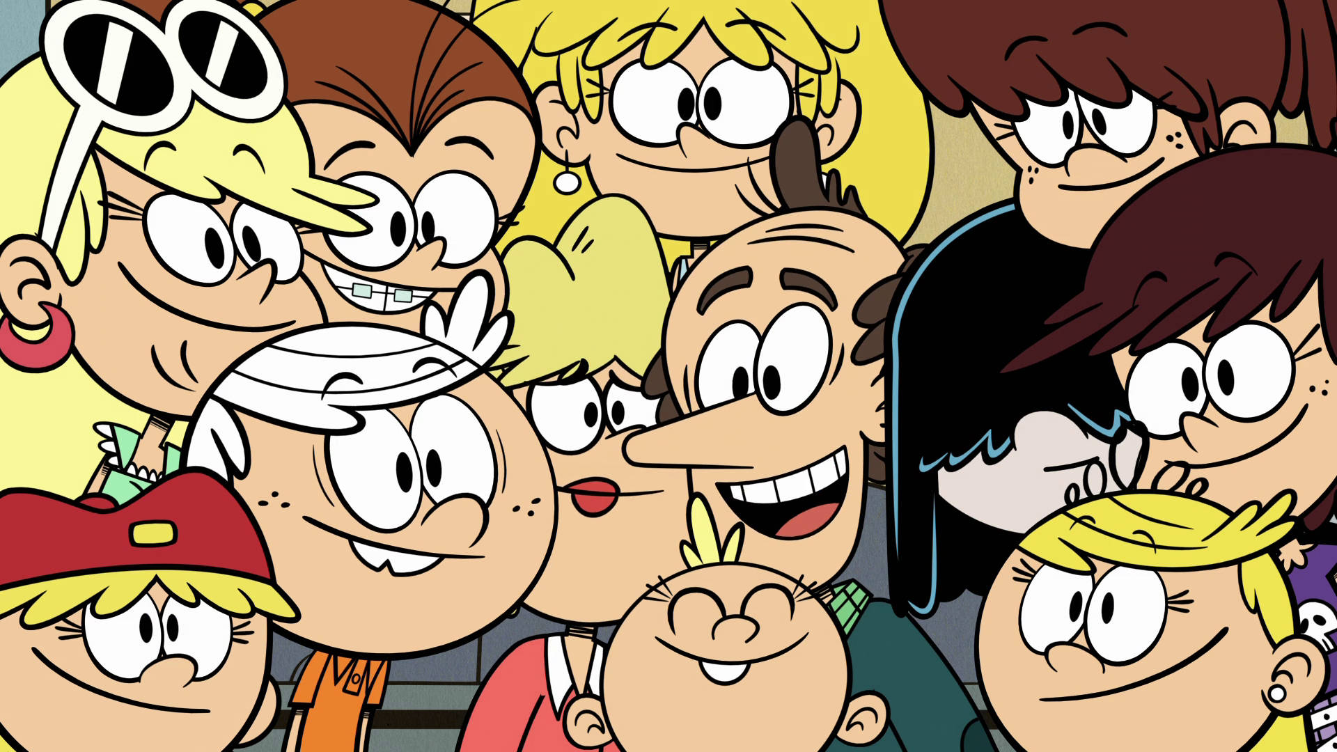 The Loud House, family portrait, cartoon family, Full HD Desktop Wallpaper