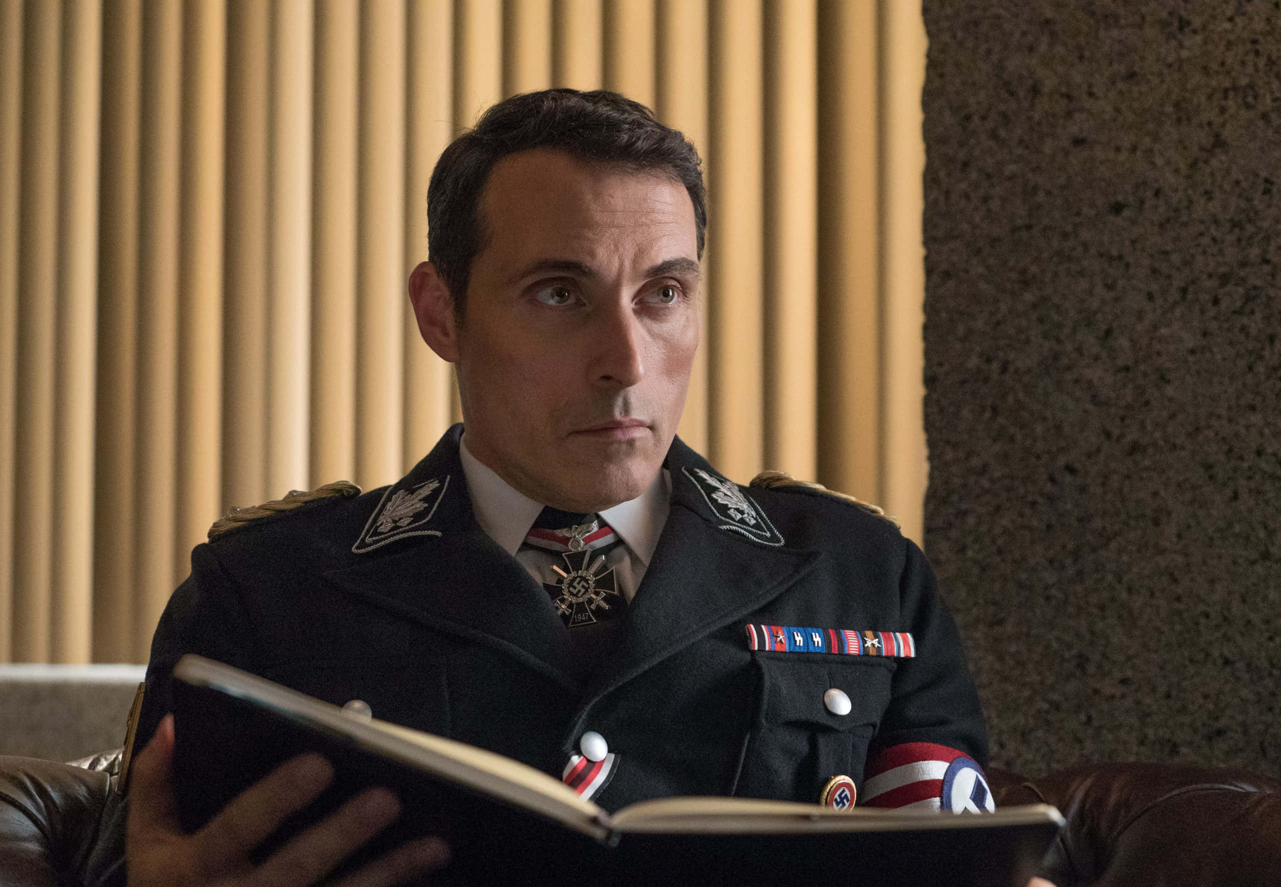 The Man In The High Castle, dark military uniform, medals, 2K Desktop Wallpaper