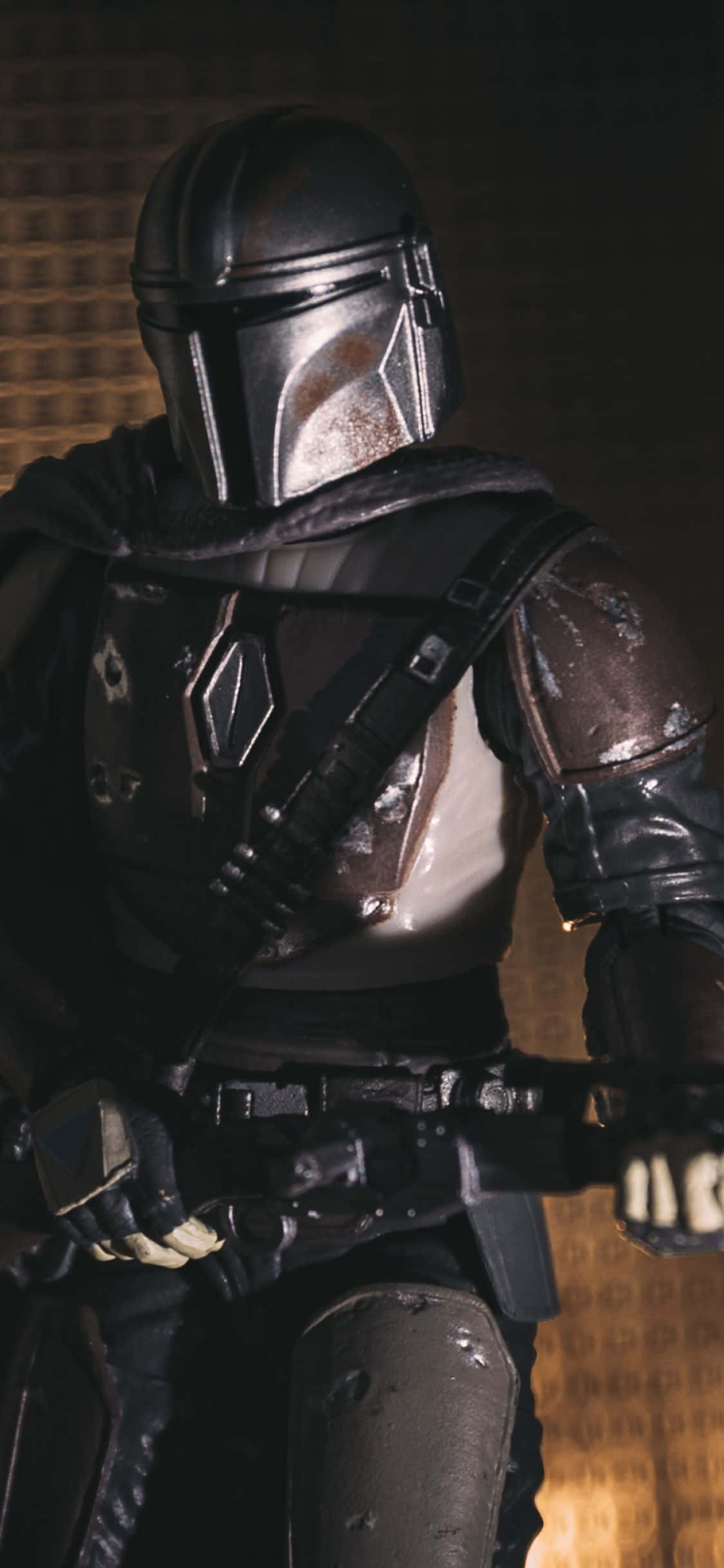 The Mandalorian, Mandalorian warrior, black armor, Full HD Phone Wallpaper