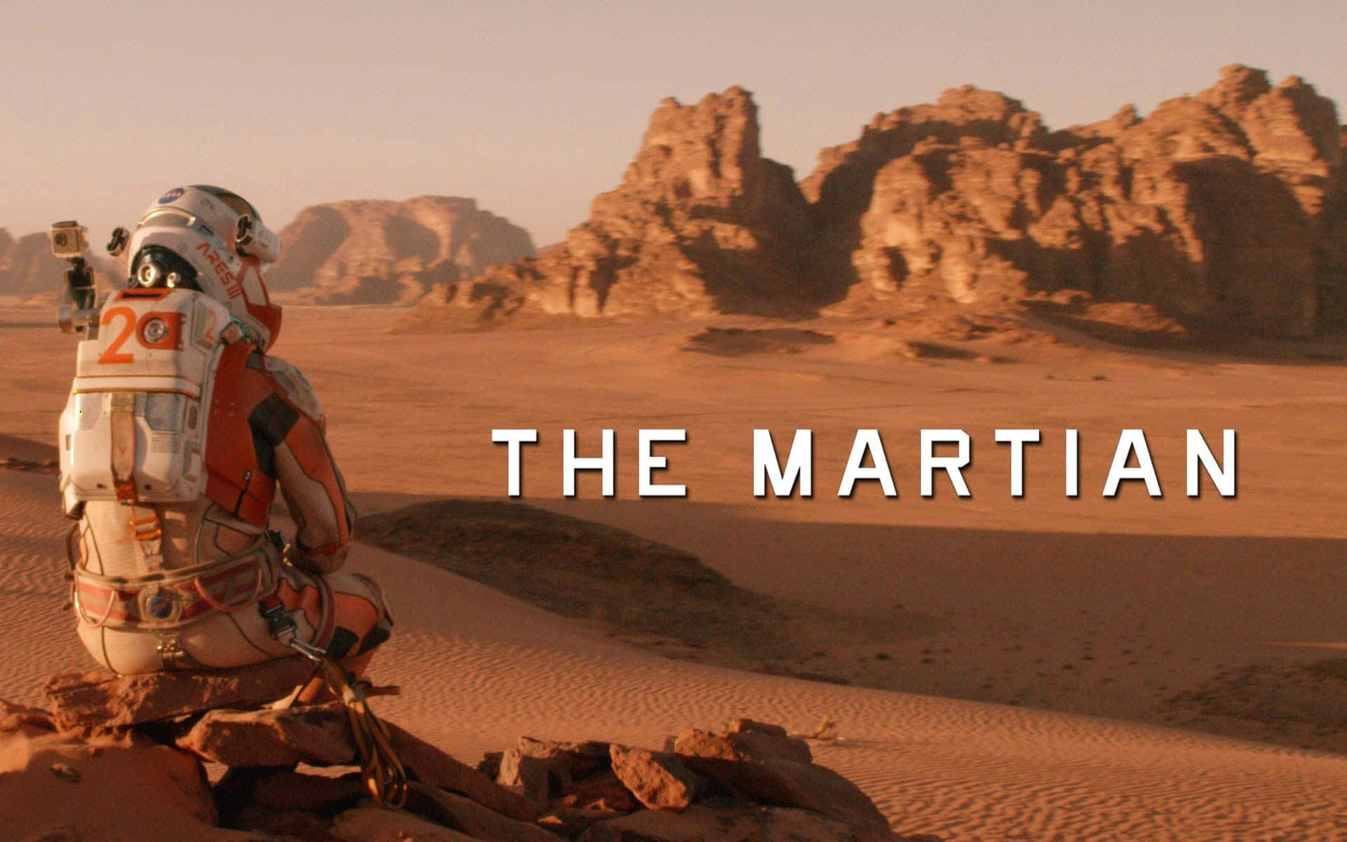 The Martian, astronaut, orange gear, Full HD Desktop Wallpaper