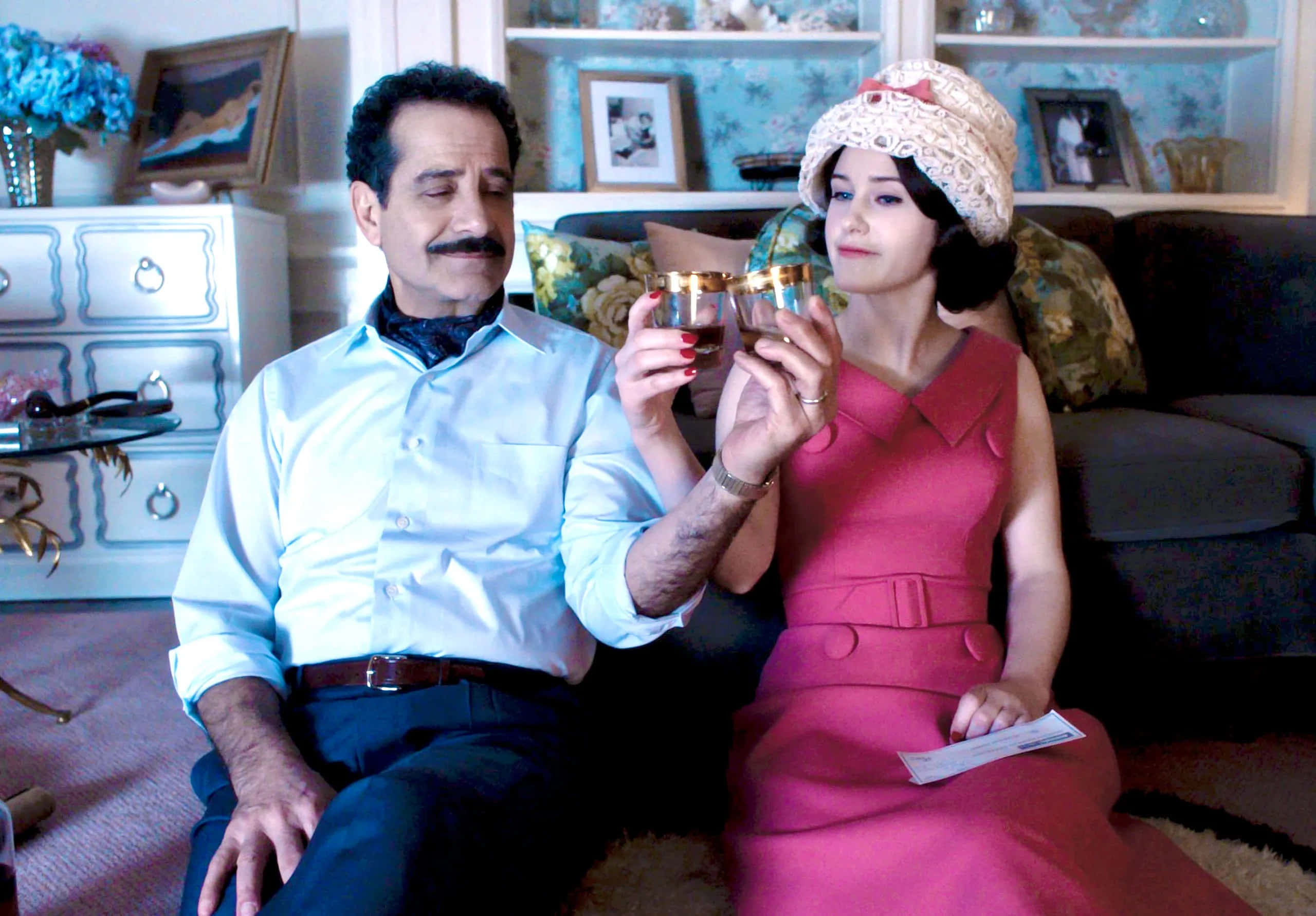 The Marvelous Mrs Maisel, 1960s attire, vintage living room, 2K Desktop Wallpaper