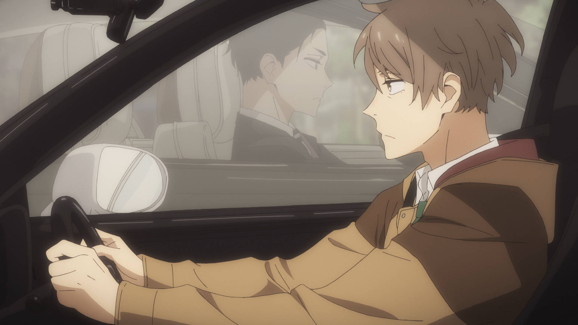 The Millionaire Detective, anime boy, car, Full HD Desktop Wallpaper