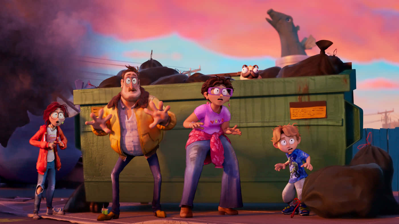 The Mitchells Vs The Machines, junkyard, giant horse head, HD Desktop Wallpaper