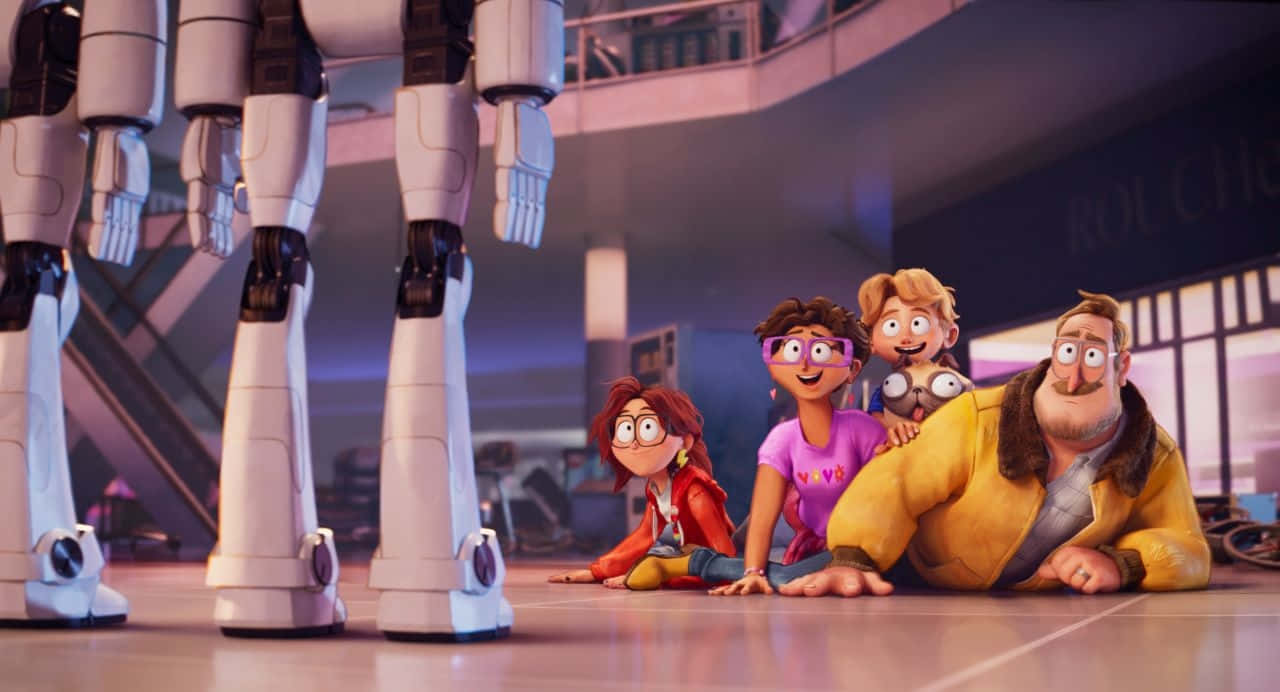The Mitchells Vs The Machines, robots, colorful clothes, HD Desktop Wallpaper