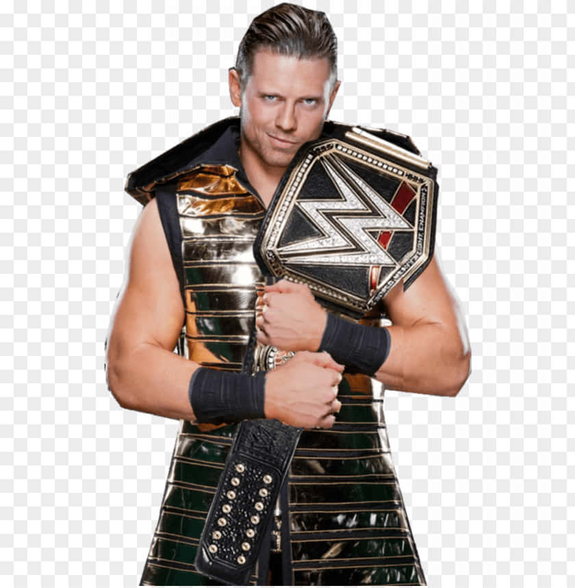 The Miz, American Professional Wrestler, gold and black armored outfit, SD Phone Wallpaper