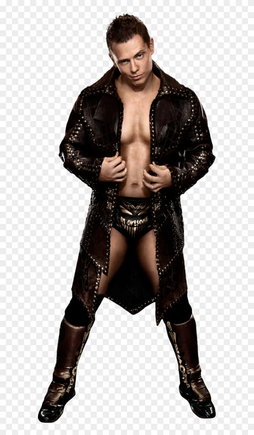 The Miz, studded black leather coat, boots, HD Phone Wallpaper