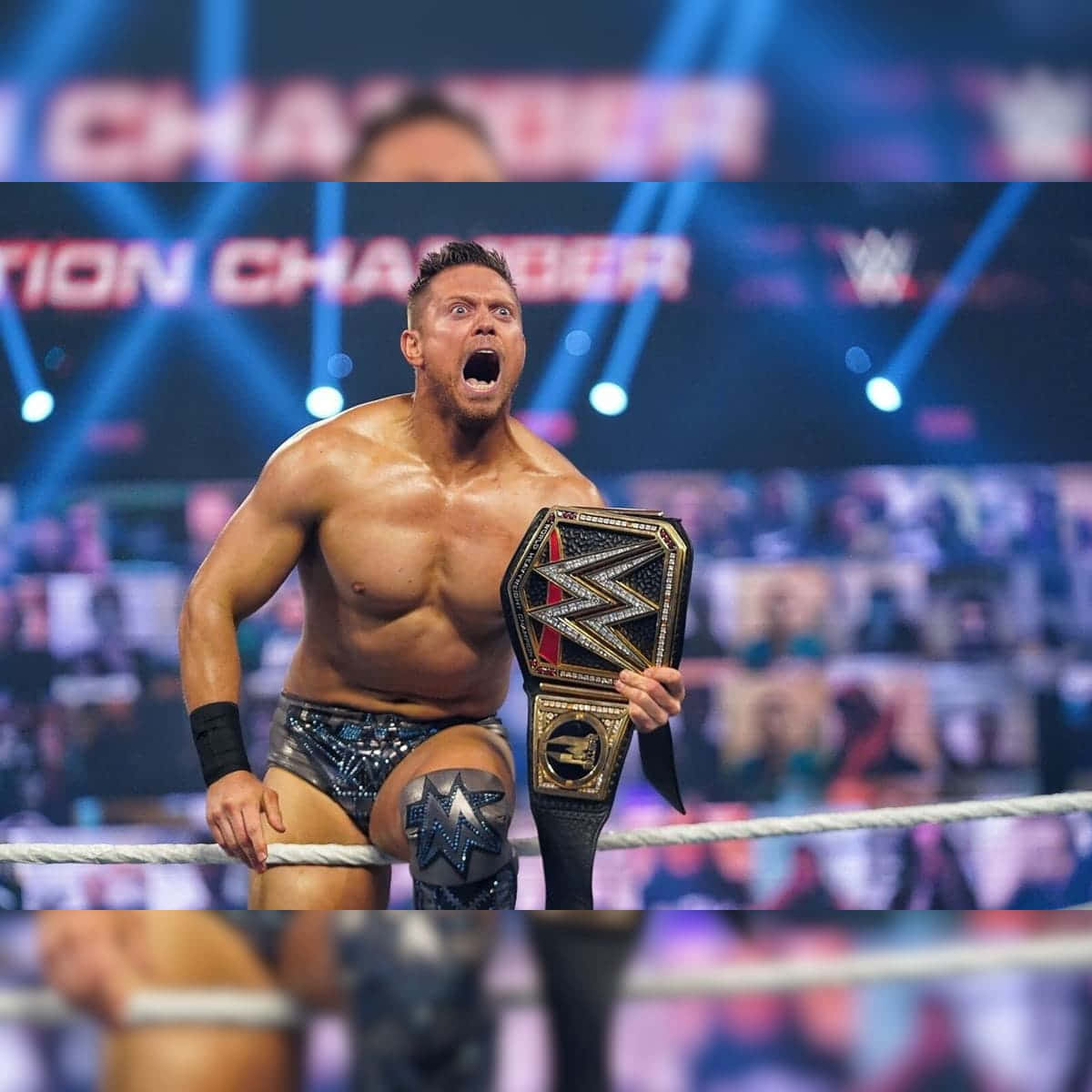 The Miz, championship belt, ring, SD Desktop Wallpaper