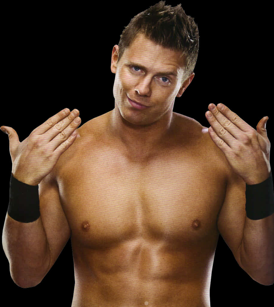 The Miz, black background, muscular, SD Phone Wallpaper