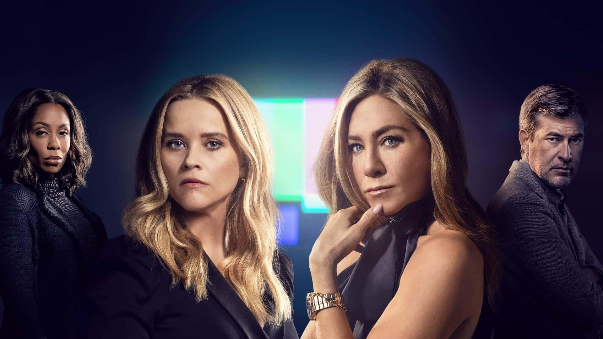 The Morning Show, cast portrait, dark suits, Full HD Desktop Wallpaper