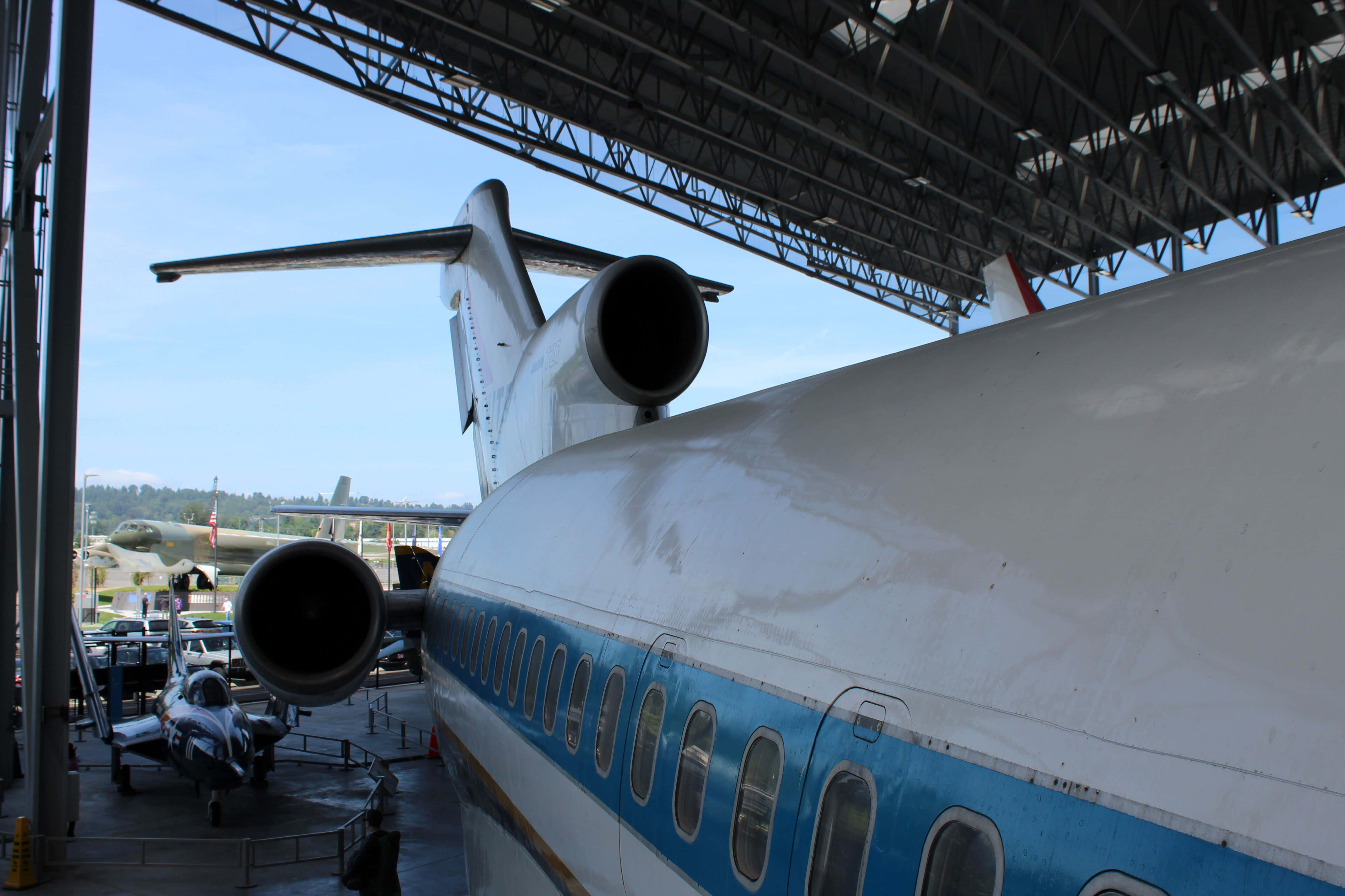 Museum Of Flight, airplane, metal hangar roof, 5K Desktop Wallpaper