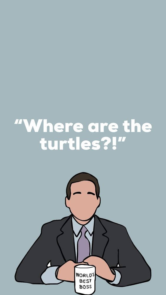 The Office, World's Best Boss, minimalist cartoon man, SD Phone Wallpaper