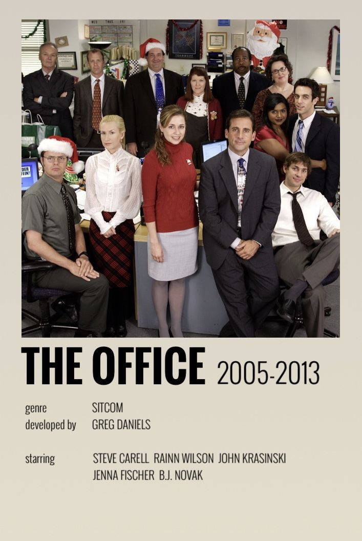 The Office, Santa hats, decorated office, SD Phone Wallpaper