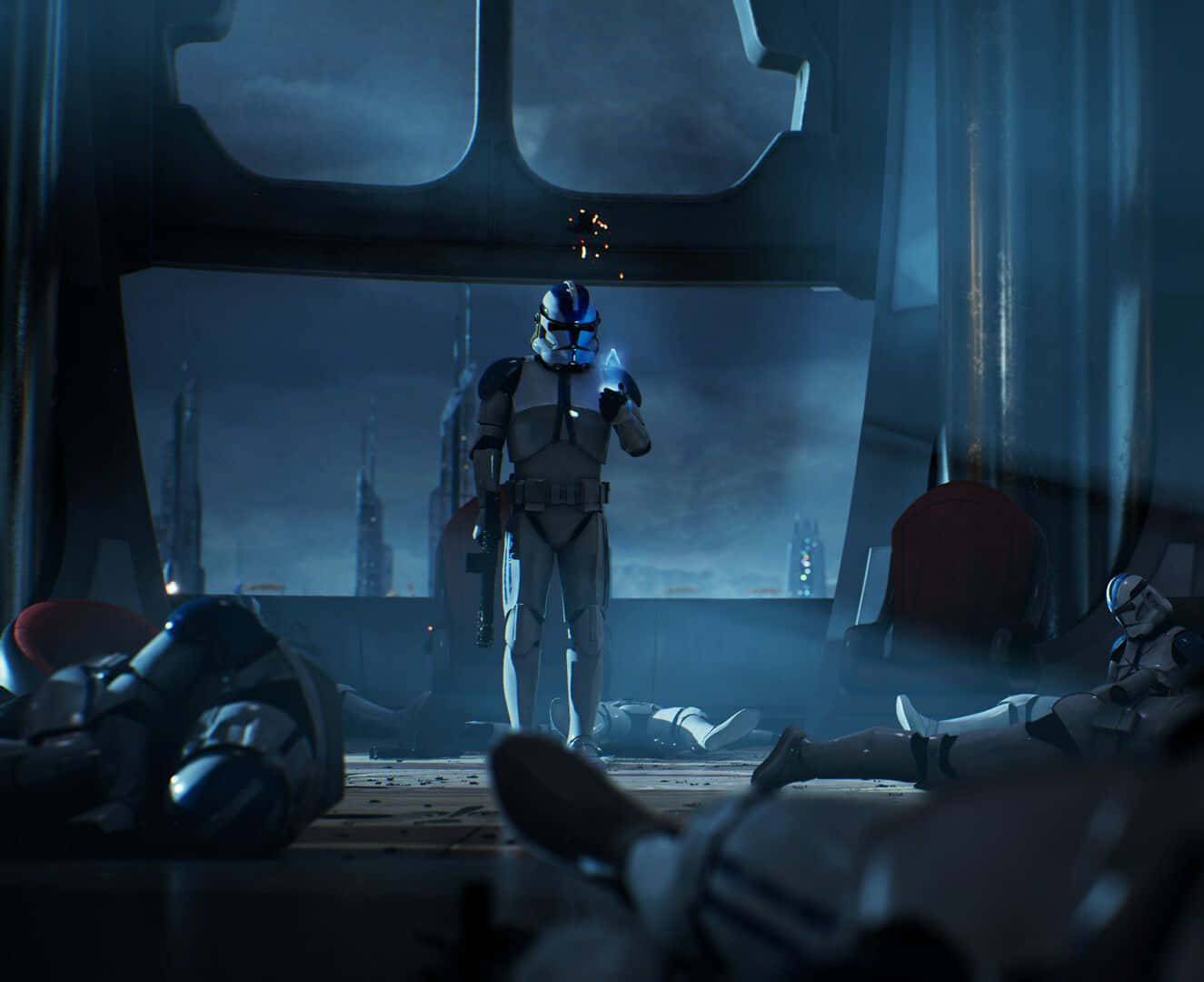 The Order 66, clone trooper, futuristic chamber, HD Desktop Wallpaper