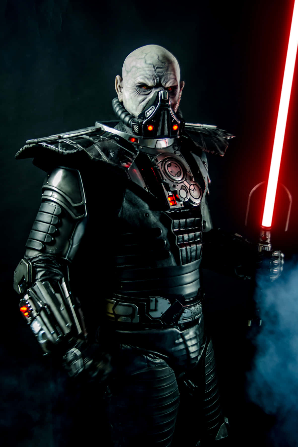 The Order 66, red lightsaber, glowing red eyes, HD Phone Wallpaper