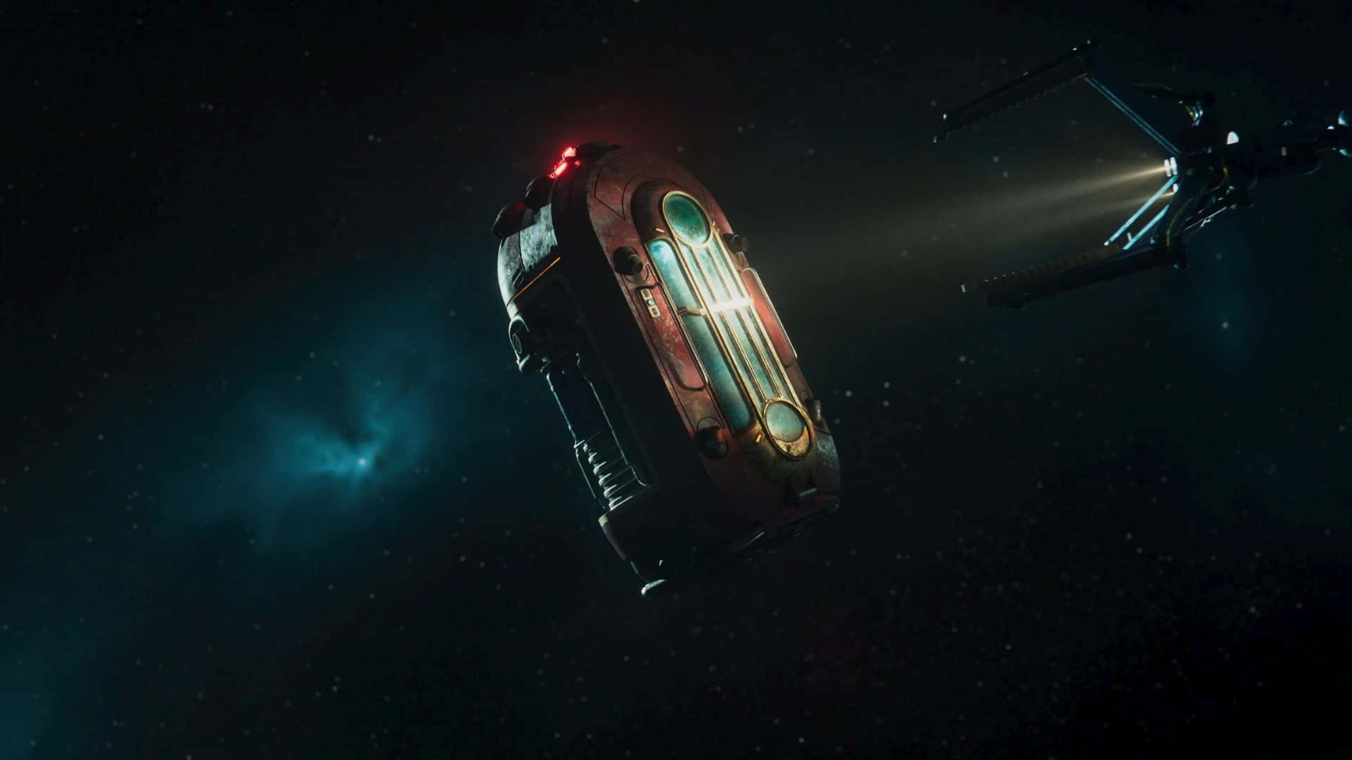 The Outer Worlds 2, spacecraft, glowing green panels, Full HD Desktop Wallpaper