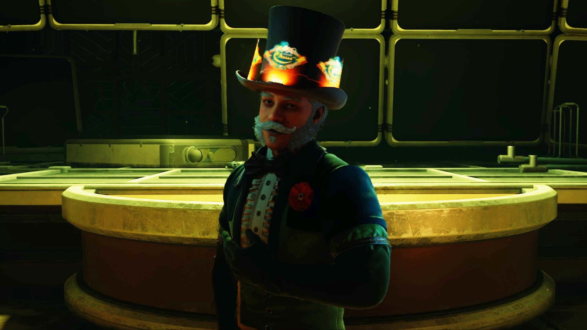 The Outer Worlds 2, mysterious character, top hat, Full HD Desktop Wallpaper