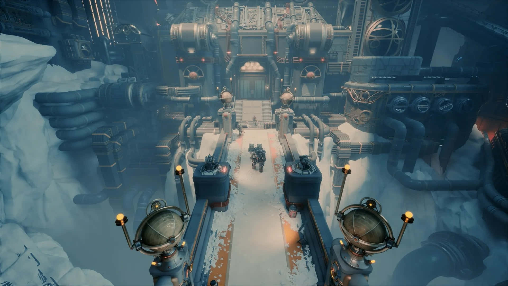 The Outer Worlds 2, snowy fortress, snow-covered path, Full HD Desktop Wallpaper