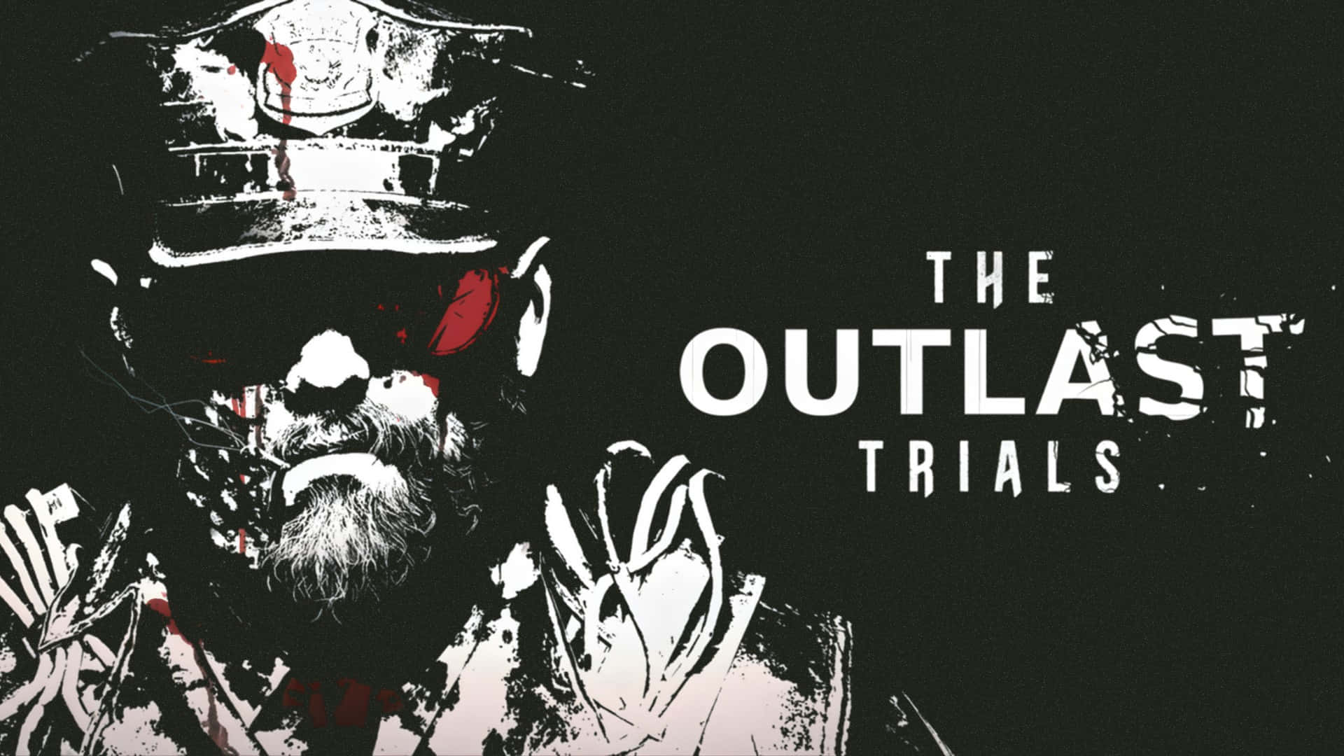 The Outlast Trials, bearded man, bloodstained uniform, Full HD Desktop Wallpaper