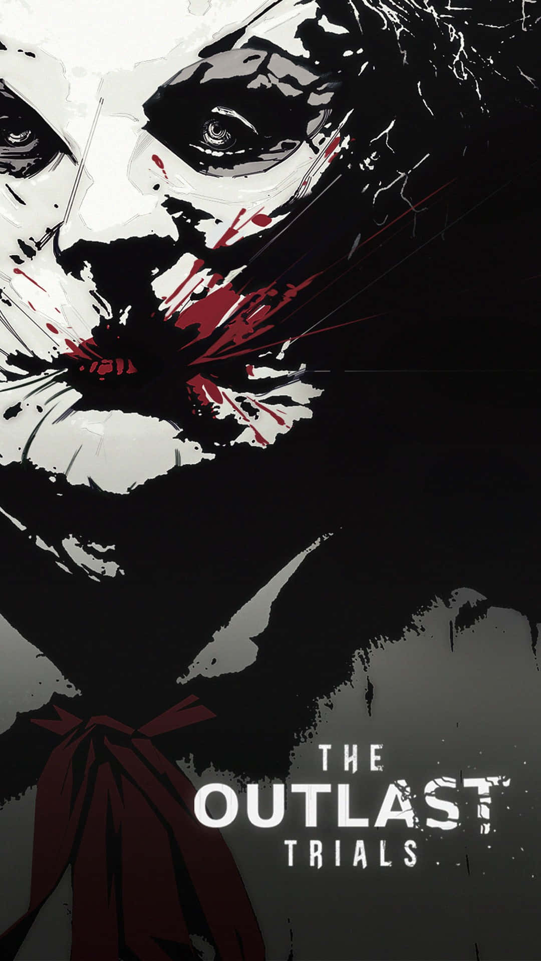 The Outlast Trials, blood splatters, red bow, Full HD Phone Wallpaper