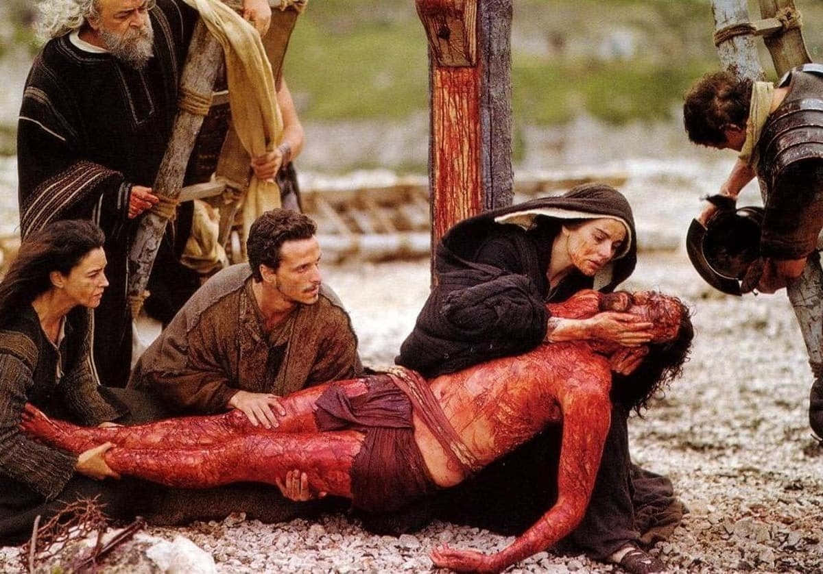 Passion Of Christ, crucifixion scene, woman, SD Desktop Wallpaper
