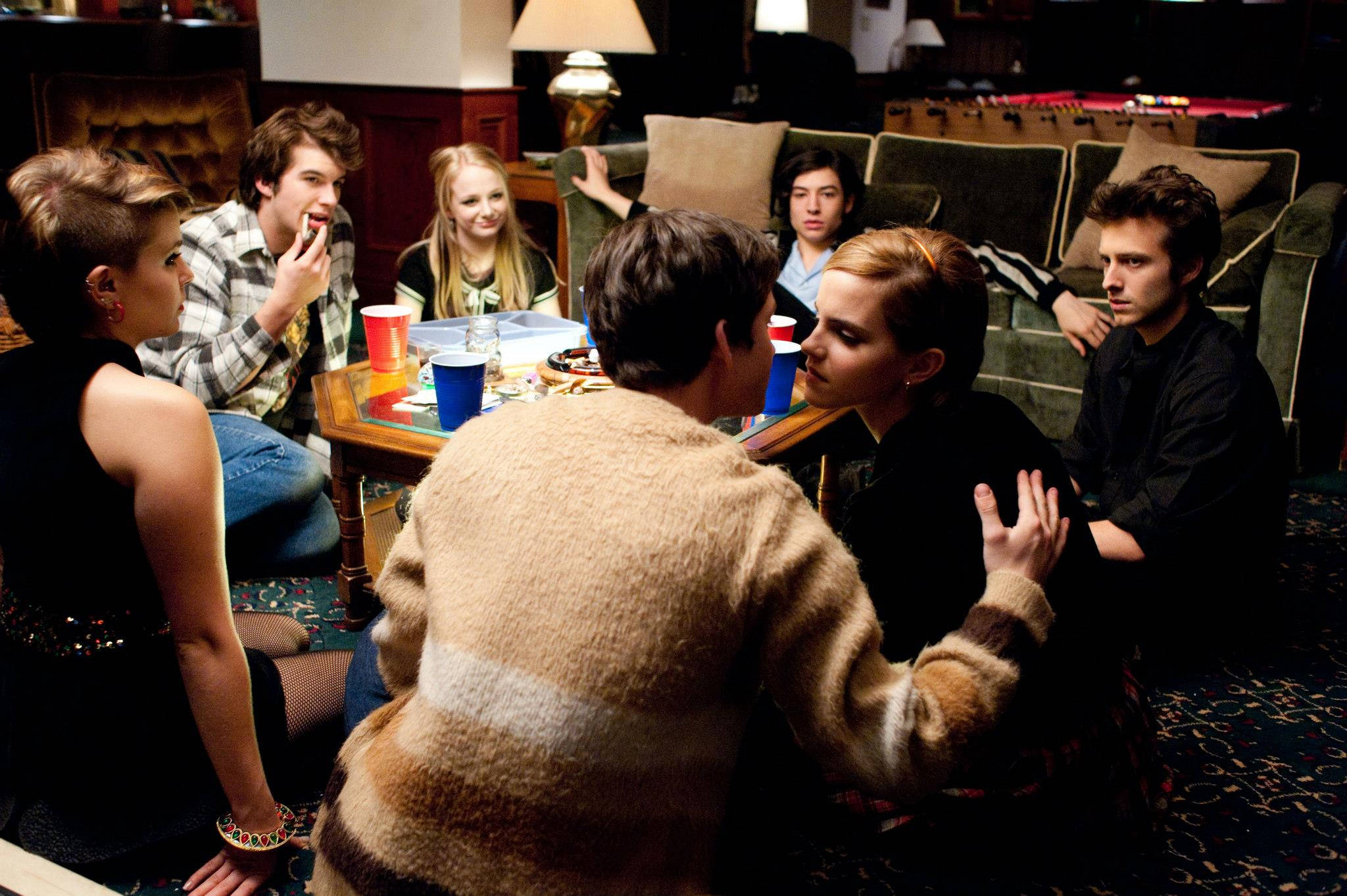 The Perks of Being a Wallflower, lounge, coffee table, Full HD Desktop Wallpaper