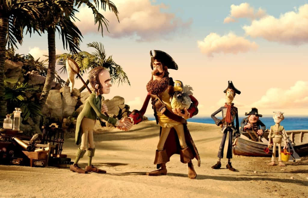 Pirates Band Of Misfits, tropical beach, palm trees, SD Desktop Wallpaper