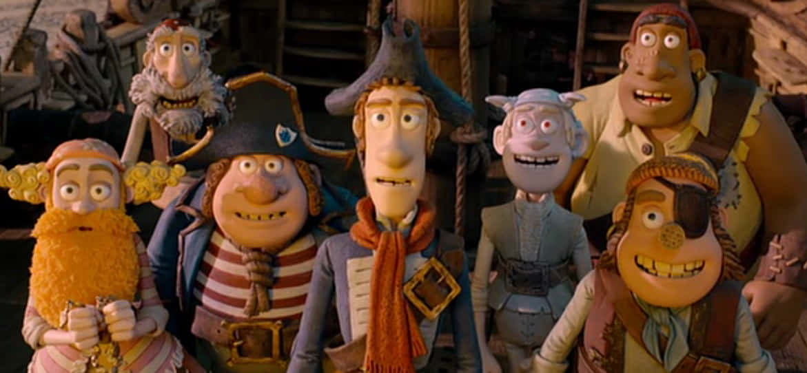 Pirates Band Of Misfits, animated characters, quirky animated pirates, SD Desktop Wallpaper