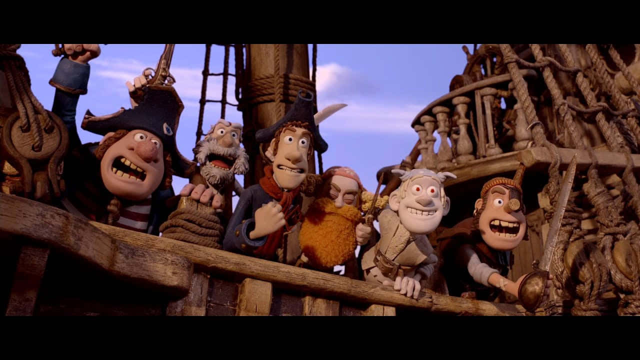 Pirates Band Of Misfits, twilight sky, ship's railing, HD Desktop Wallpaper