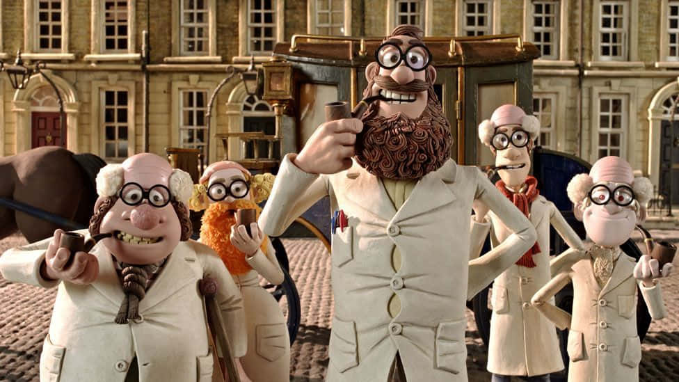Pirates Band Of Misfits, claymation characters, round glasses, SD Desktop Wallpaper