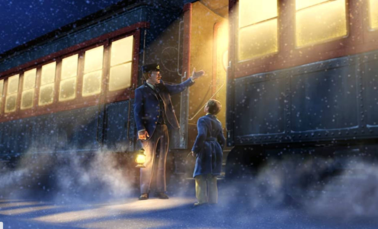 Polar Express, conductor, child, SD Desktop Wallpaper