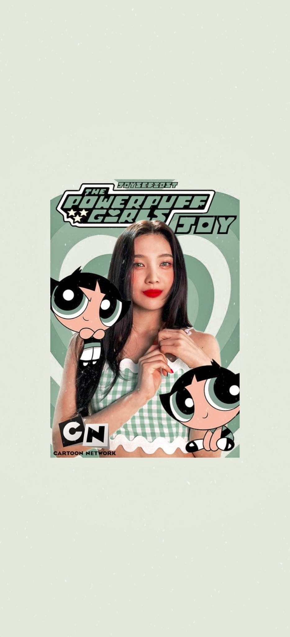 The Powerpuff Girls, red velvet, green checkered top, Full HD Phone Wallpaper