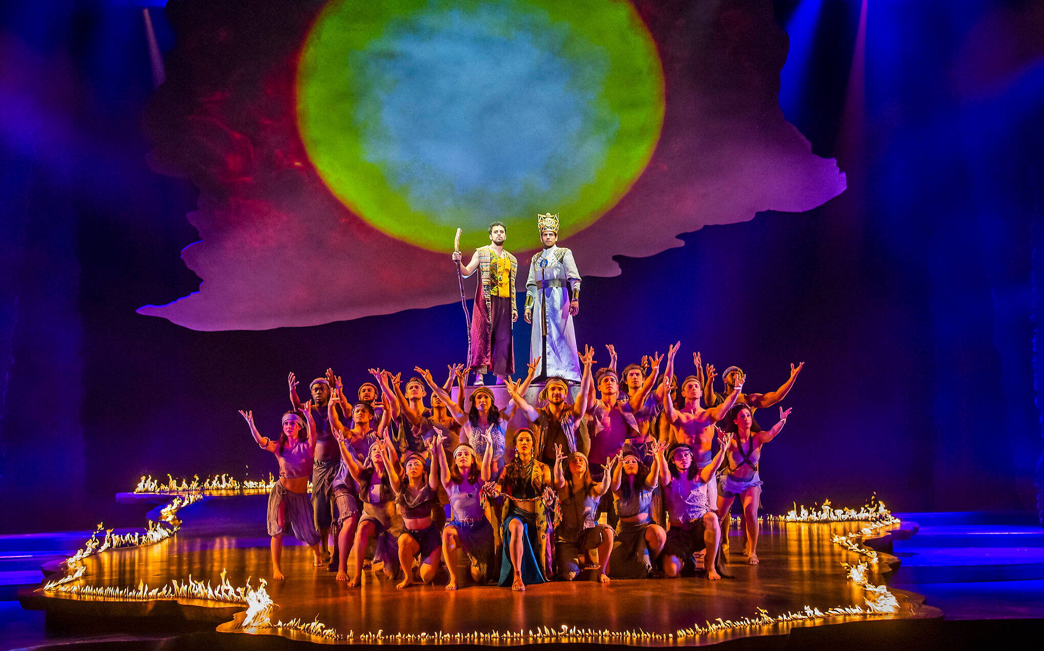 The Prince Of Egypt, musical stage, pyramid formation, Full HD Desktop Wallpaper