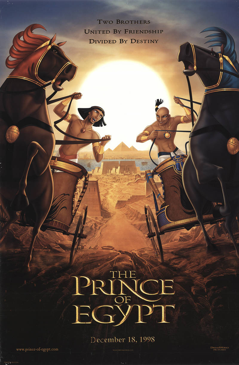 The Prince Of Egypt, chariots, desert, SD Phone Wallpaper