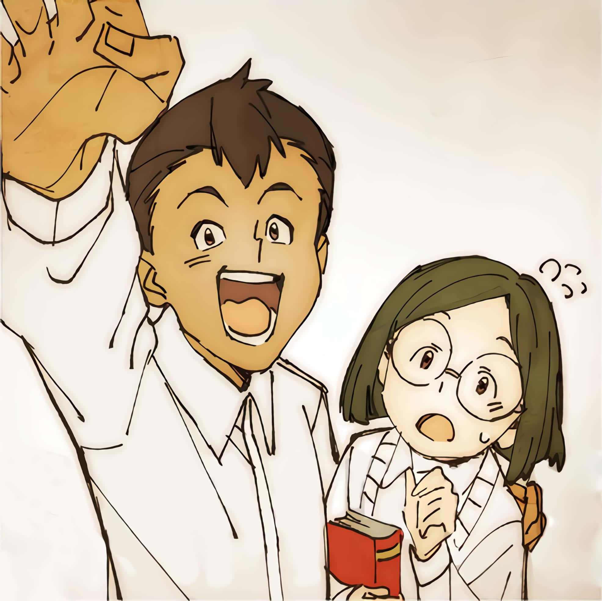 The Promised Neverland, Don, anime students, Full HD Desktop Wallpaper