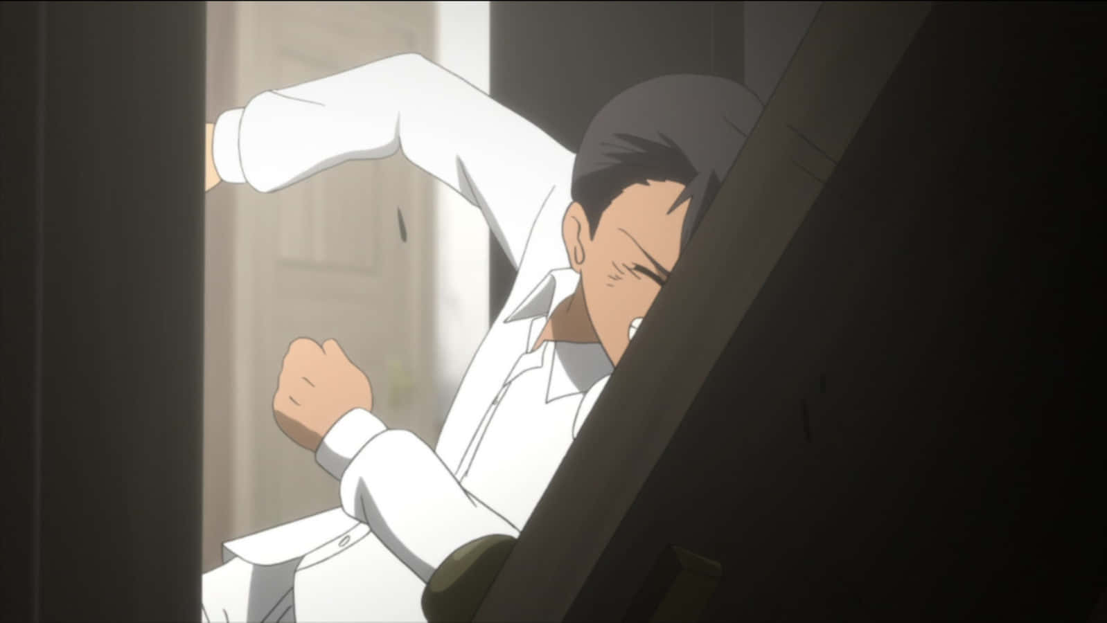 The Promised Neverland, Don, white shirt, HD Desktop Wallpaper