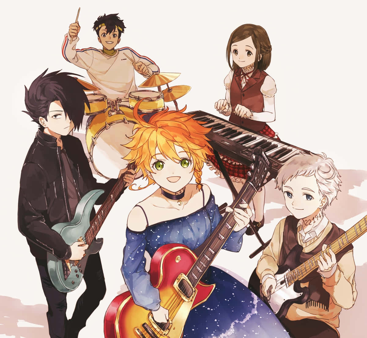 Don, The Promised Neverland, anime band members, SD Desktop Wallpaper