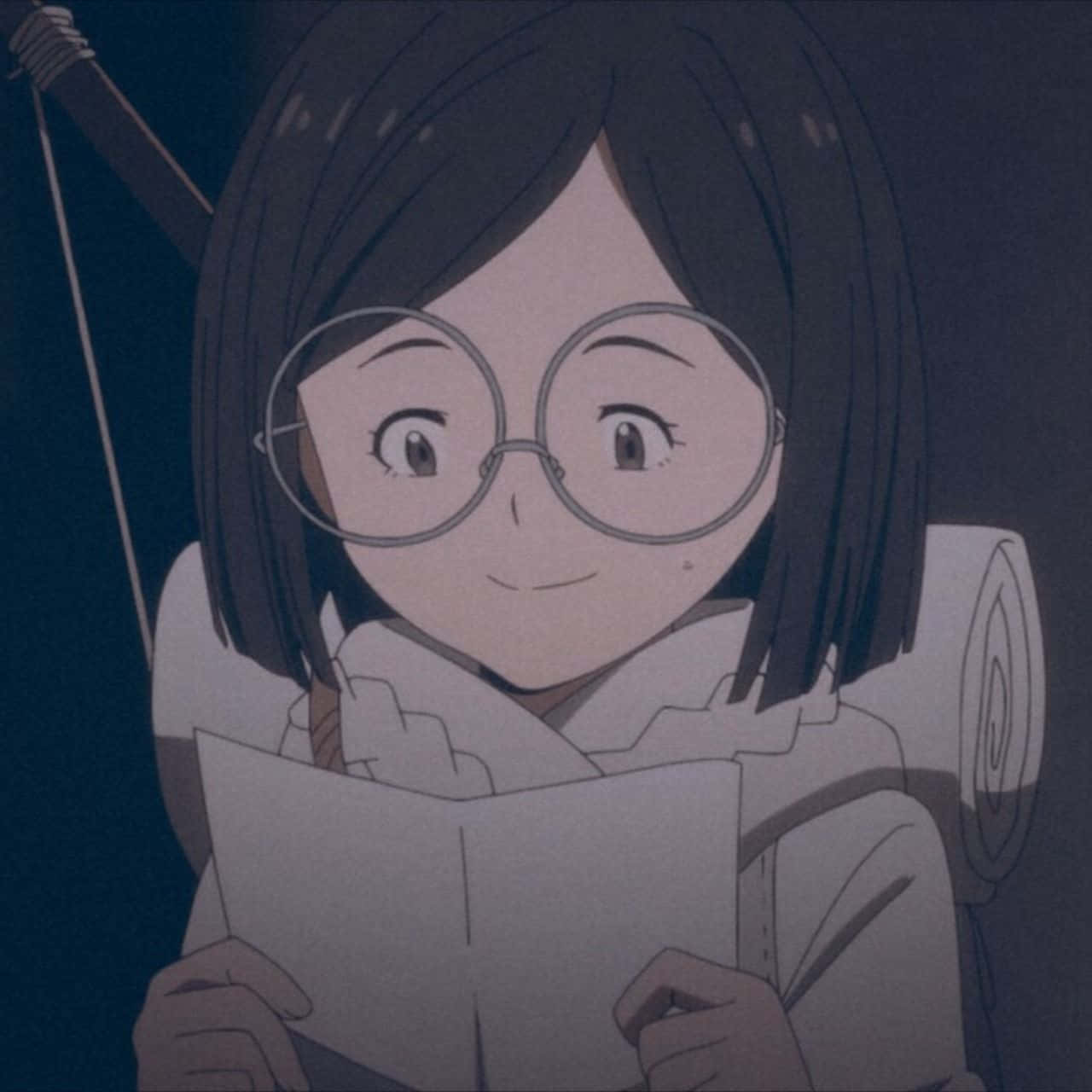 The Promised Neverland, Gilda, round glasses, HD Desktop Wallpaper