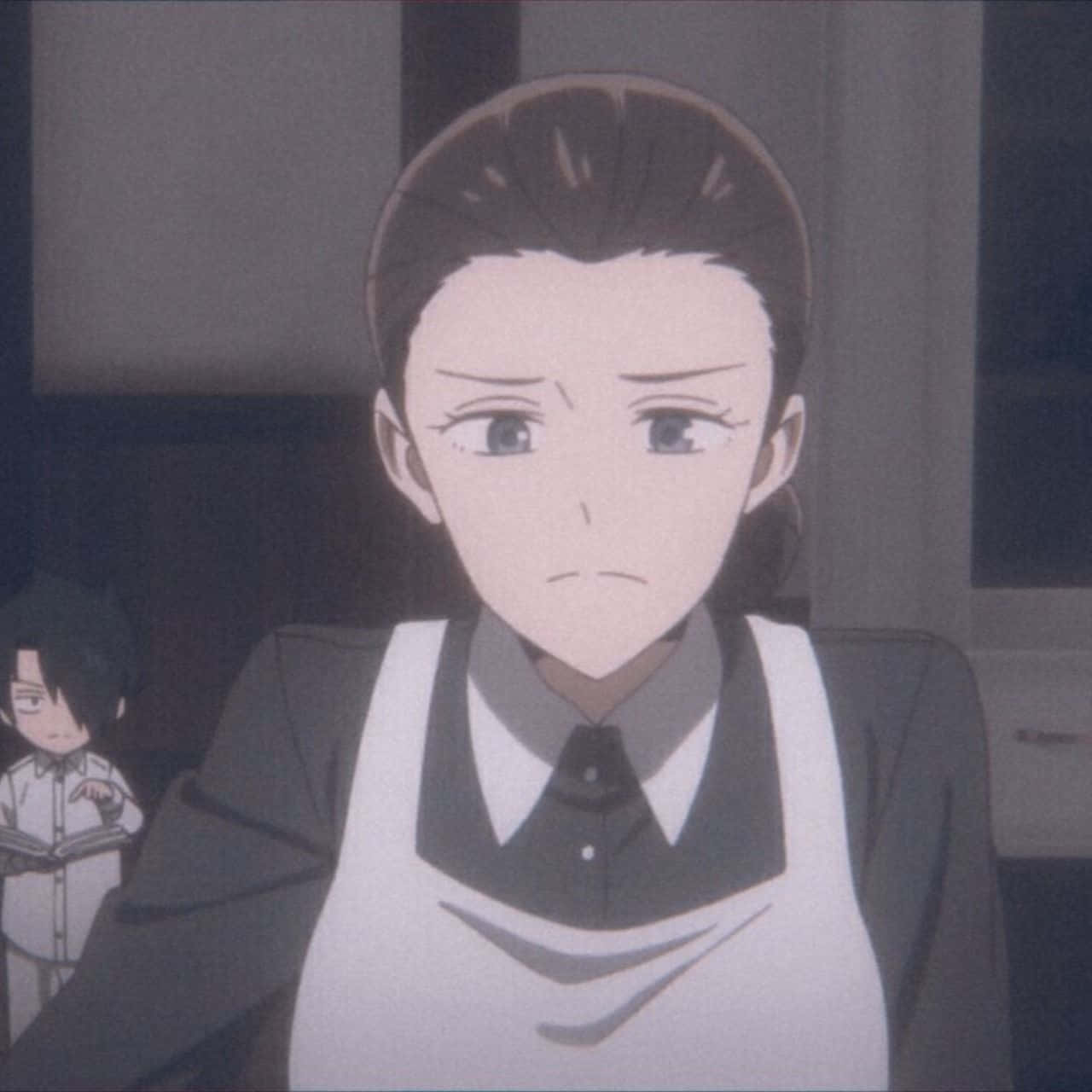 The Promised Neverland, Isabella, white apron, HD Desktop Wallpaper