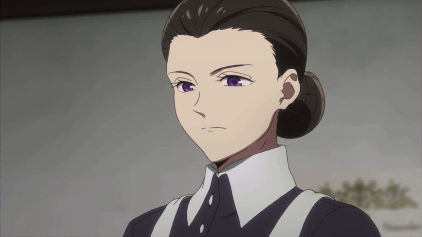 The Promised Neverland, Isabella, purple eyes, HD Desktop Wallpaper