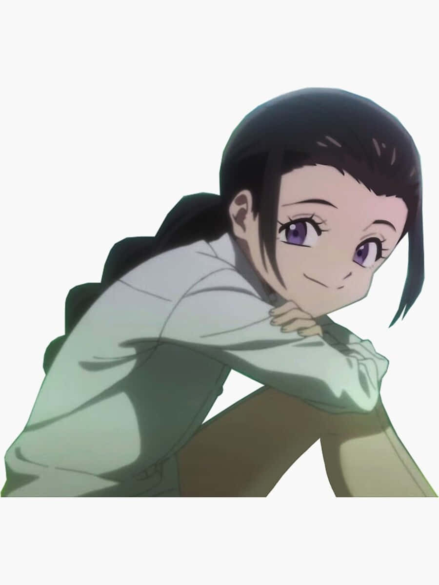 The Promised Neverland, Isabella, purple eyes, SD Phone Wallpaper