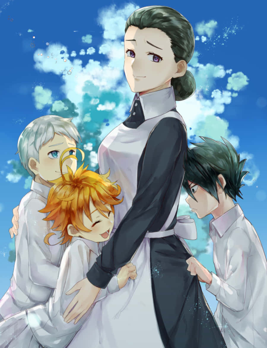 The Promised Neverland, Isabella, maid outfit, SD Phone Wallpaper
