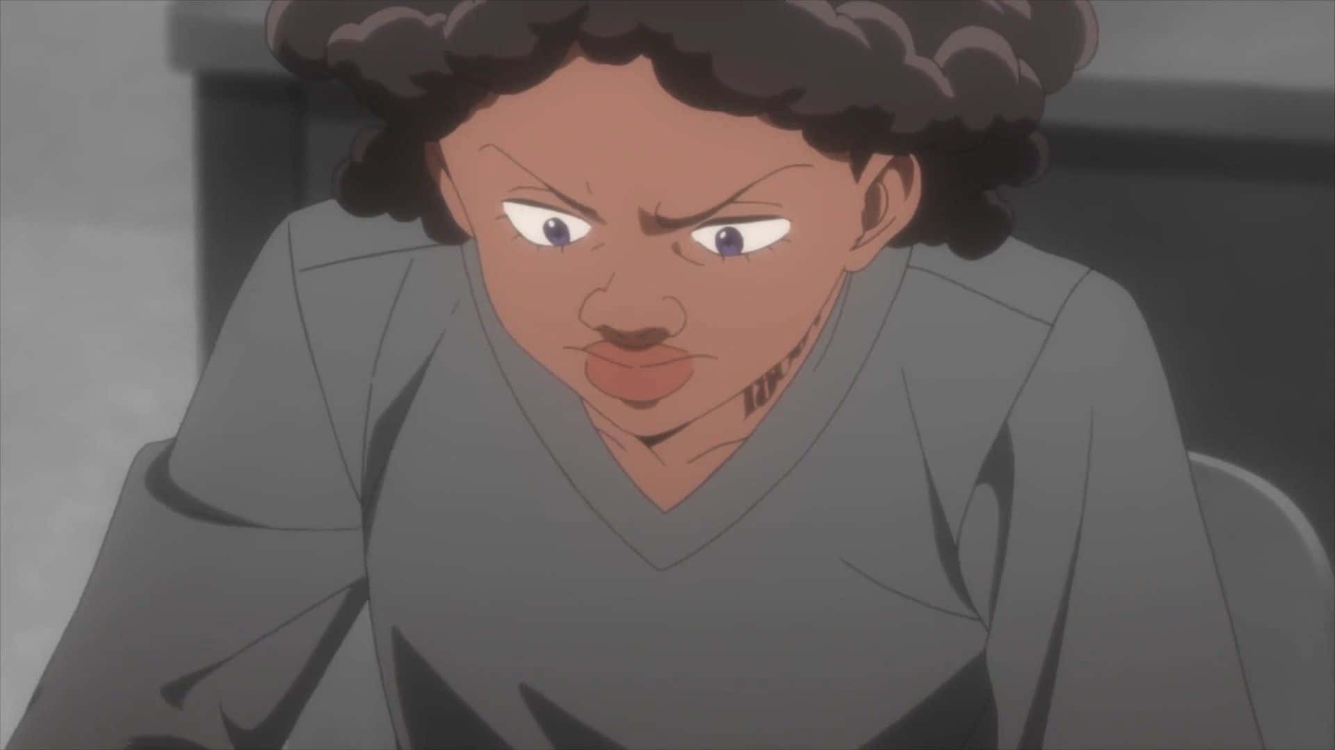 The Promised Neverland, Krone, curly hair, Full HD Desktop Wallpaper