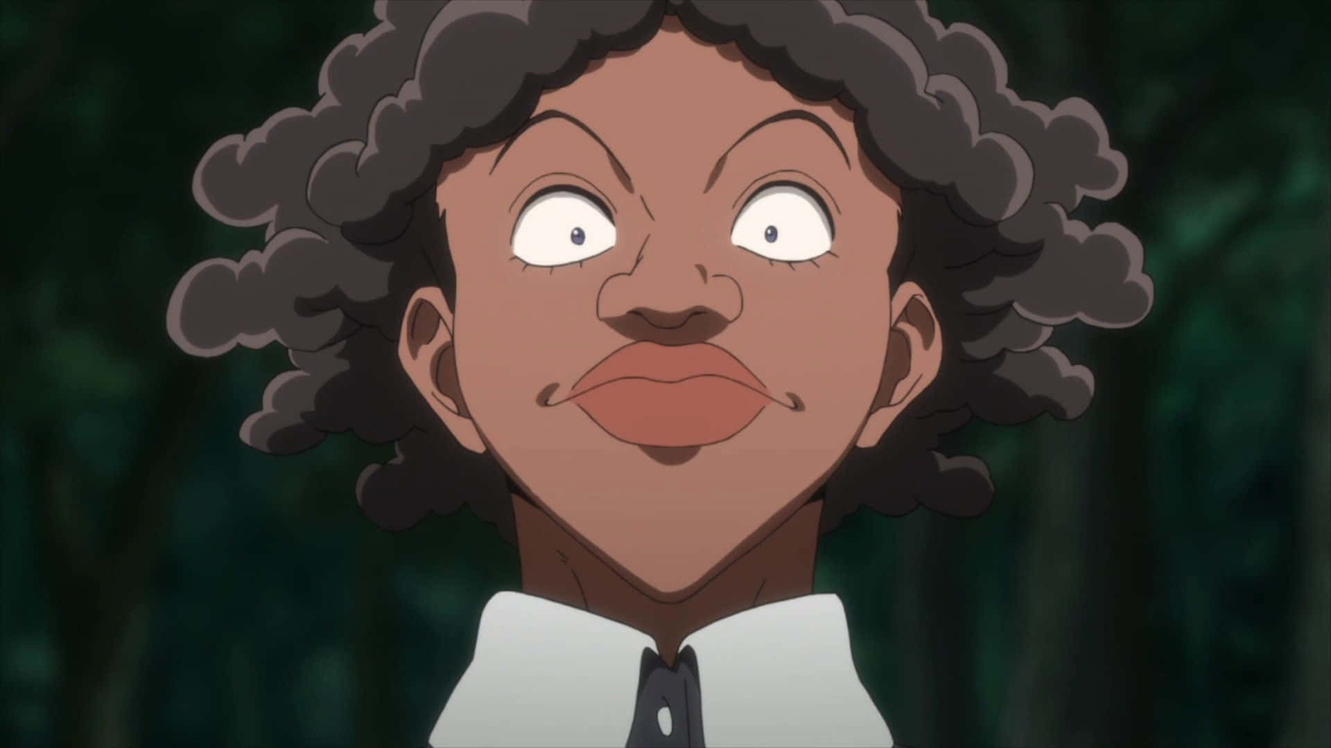 The Promised Neverland, Krone, curly hair, Full HD Desktop Wallpaper
