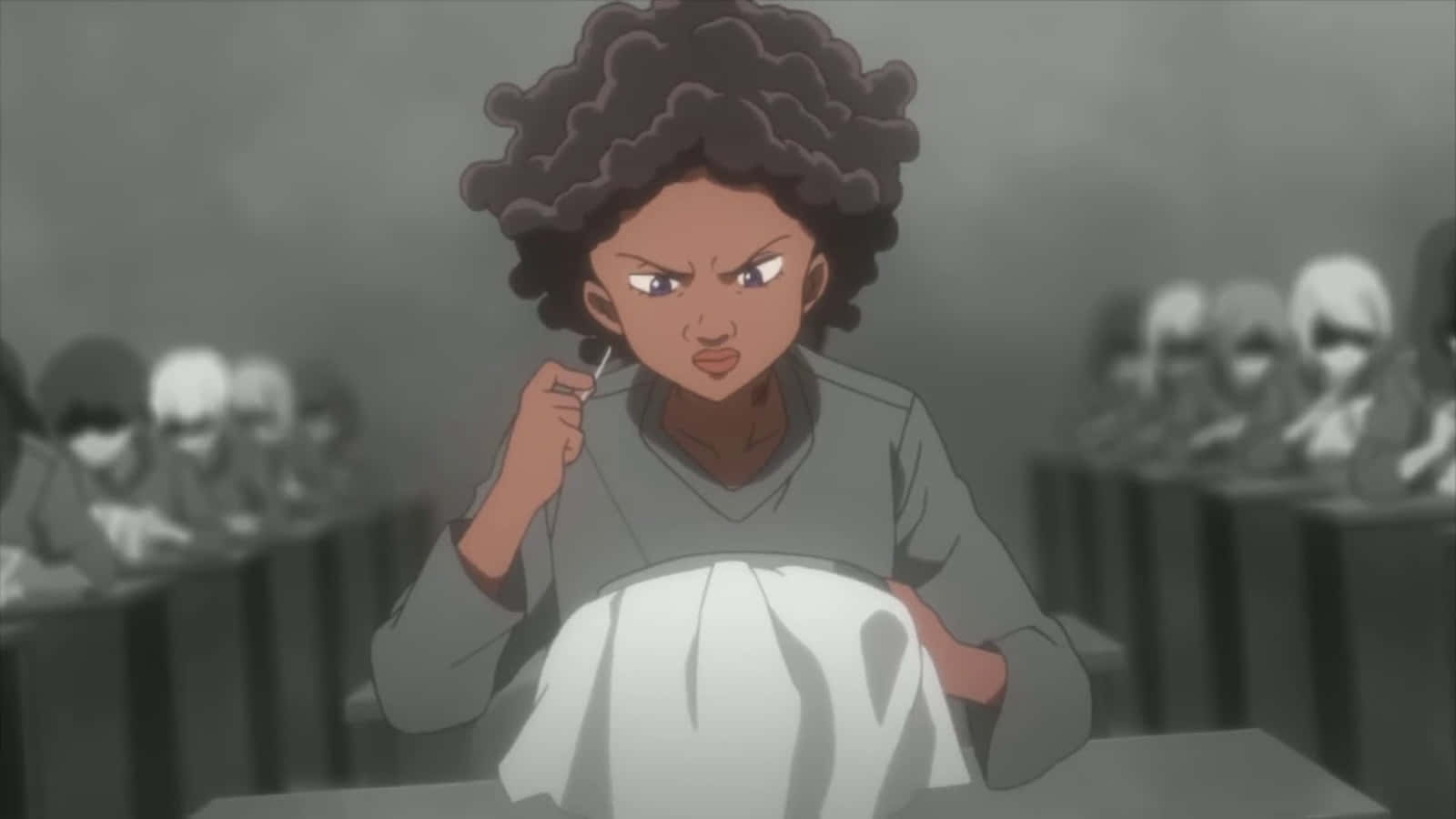The Promised Neverland, Krone, anime girl, HD Desktop Wallpaper
