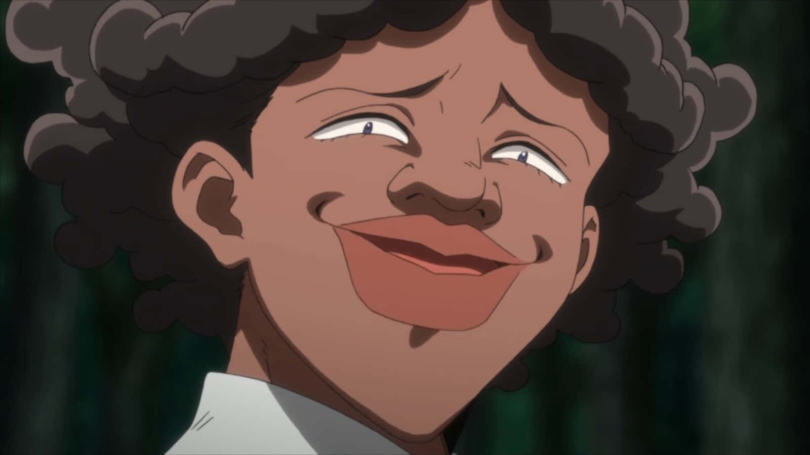The Promised Neverland, Krone, dark green forest, HD Desktop Wallpaper